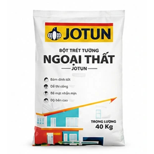 Bột trét tường ngoại thất Jotun màu xám